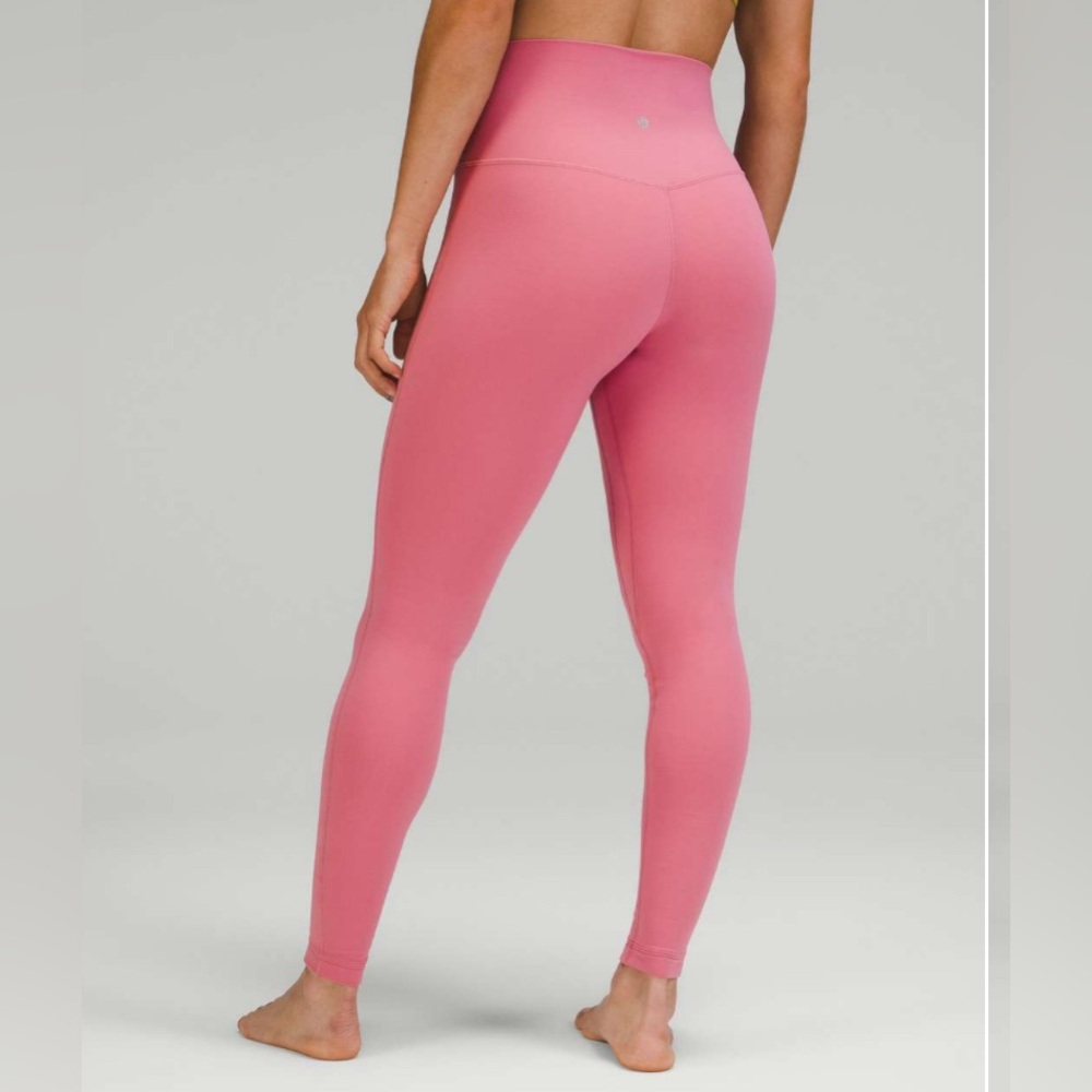 Lululemon Align High Rise Pant Legging Size 8 Tall 31” inseam in Pink Blossom
